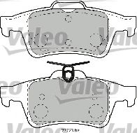 VALEO - 601008 - Комплект тормозных колодок, дисковый тормоз (Тормозная система)