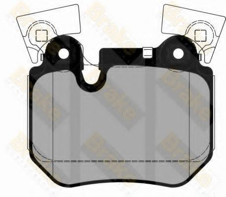 BRAKE ENGINEERING - PA1831 - Комплект тормозных колодок, дисковый тормоз (Тормозная система)