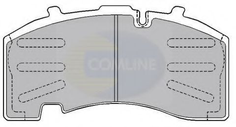 COMLINE - CBP9062K - Комплект тормозных колодок, дисковый тормоз (Тормозная система)