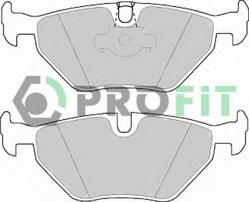 PROFIT - 5000-1075 - Комплект тормозных колодок, дисковый тормоз (Тормозная система)