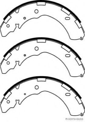 HERTH+BUSS JAKOPARTS - J3505043 - Комплект тормозных колодок (Тормозная система)