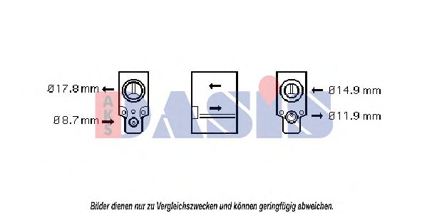 AKS DASIS - 840520N - Расширительный клапан, кондиционер (Кондиционер)