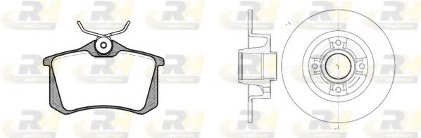 ROADHOUSE - 8263.07 - Комплект тормозов, дисковый тормозной механизм (Тормозная система)