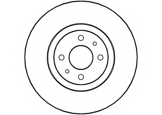 NATIONAL - NBD347 - Тормозной диск (Тормозная система)