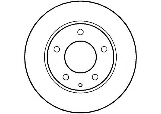 NATIONAL - NBD521 - Тормозной диск (Тормозная система)