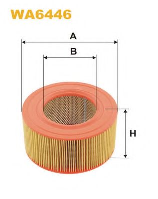 WIX FILTERS - WA6446 - Воздушный фильтр (Система подачи воздуха)