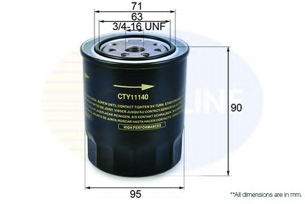 COMLINE - CTY11140 - Масляный фильтр (Смазывание)