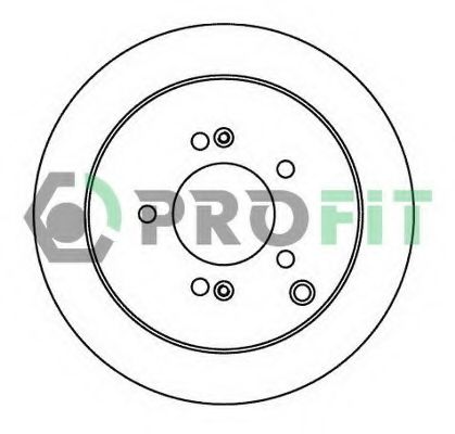 PROFIT - 5010-1493 - Тормозной диск (Тормозная система)