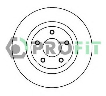 PROFIT - 5010-2019 - Тормозной диск (Тормозная система)