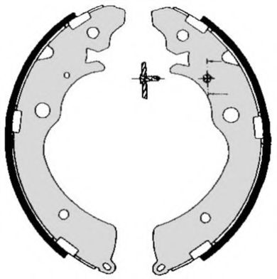 BREMBO - S 28 507 - Комплект тормозных колодок (Тормозная система)