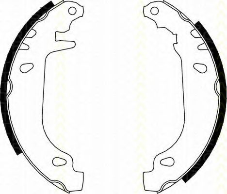 TRISCAN - 8100 10545 - Комплект тормозных колодок (Тормозная система)