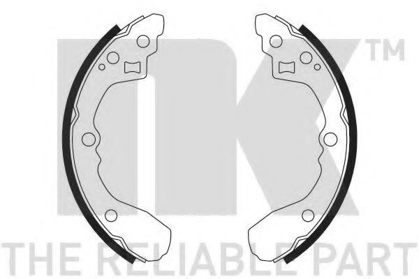 NK - 2735744 - Комплект тормозных колодок (Тормозная система)