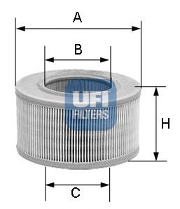 UFI - 27.177.00 - Воздушный фильтр (Система подачи воздуха)