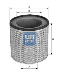 UFI - 27.753.00 - Воздушный фильтр (Система подачи воздуха)