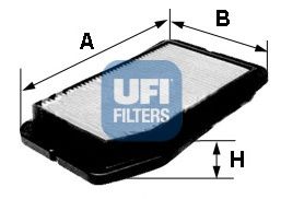 UFI - 30.255.00 - Воздушный фильтр (Система подачи воздуха)