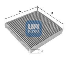 UFI - 54.101.00 - Фильтр, воздух во внутренном пространстве (Отопление / вентиляция)