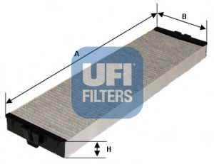 UFI - 54.151.00 - Фильтр, воздух во внутренном пространстве (Отопление / вентиляция)