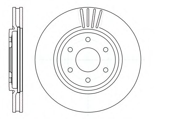 ROADHOUSE - 61037.10 - Тормозной диск (Тормозная система)