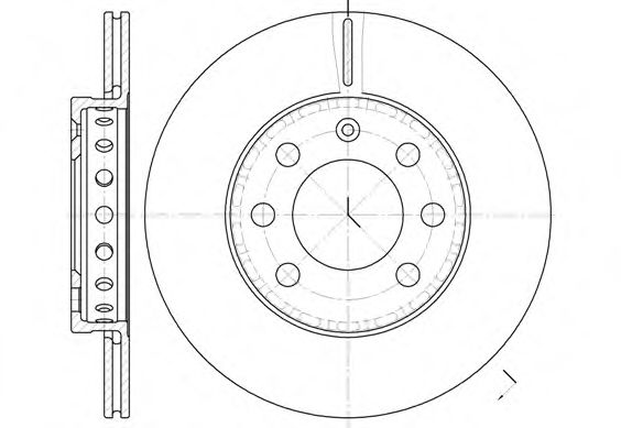 REMSA - 6595.00 - Тормозной диск (Тормозная система)