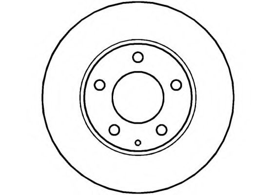 NATIONAL - NBD1160 - Тормозной диск (Тормозная система)