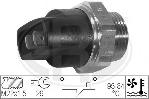 ERA - 330296 - Термовыключатель, вентилятор радиатора (Охлаждение)