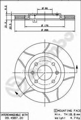 AP - X 24914 - Тормозной диск (Тормозная система)