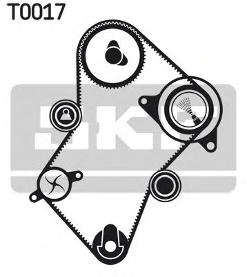 SKF - VKMA 03244 - Комплект ремня ГРМ (Ременный привод)