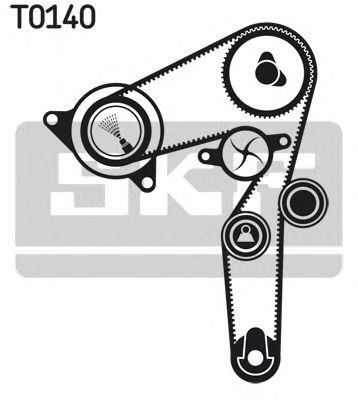 SKF - VKMC 02174 - Водяной насос + комплект зубчатого ремня (Охлаждение)