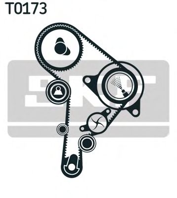 SKF - VKMA 01130 - Комплект ремня ГРМ (Ременный привод)