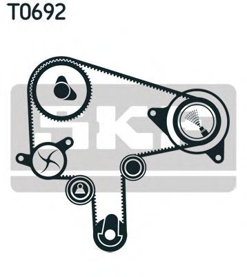 SKF - VKMA 94619 - Комплект ремня ГРМ (Ременный привод)