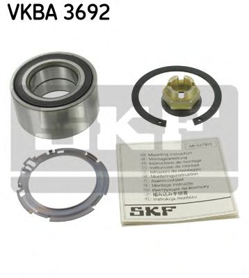 SKF - VKBA 3692 - Комплект подшипника ступицы колеса (Подвеска колеса)