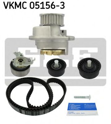 SKF - VKMC 05156-3 - Водяной насос + комплект зубчатого ремня (Охлаждение)