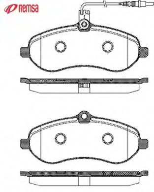 METZGER - 1292.01 - Комплект тормозных колодок, дисковый тормоз (Тормозная система)