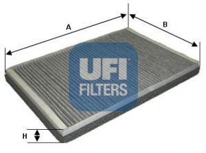 UFI - 54.174.00 - Фильтр, воздух во внутренном пространстве (Отопление / вентиляция)