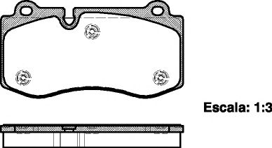 ROADHOUSE - 21202.00 - Комплект тормозных колодок, дисковый тормоз (Тормозная система)