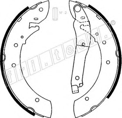 FRI.TECH. - 1079.176 - Комплект тормозных колодок