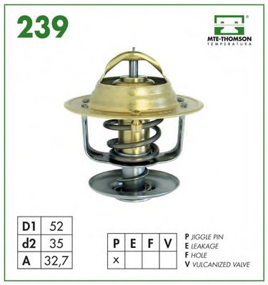 MTE-THOMSON - 239.88 - Термостат, охлаждающая жидкость