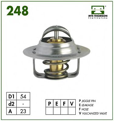 MTE-THOMSON - 248.89 - Термостат, охлаждающая жидкость