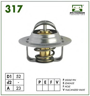 MTE-THOMSON - 31788 - Термостат, охлаждающая жидкость