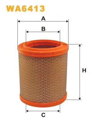 WIX FILTERS - WA6413 - Воздушный фильтр (Система подачи воздуха)