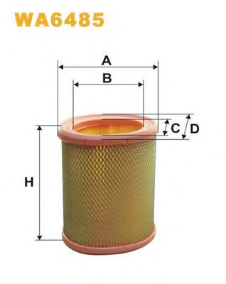 WIX FILTERS - WA6485 - Воздушный фильтр (Система подачи воздуха)