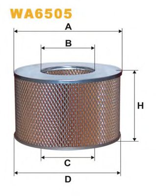 WIX FILTERS - WA6505 - Воздушный фильтр (Система подачи воздуха)