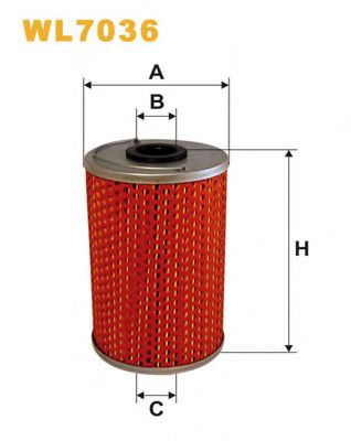 WIX FILTERS - WL7036 - Масляный фильтр (Смазывание)