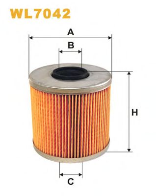 WIX FILTERS - WL7042 - Масляный фильтр (Смазывание)