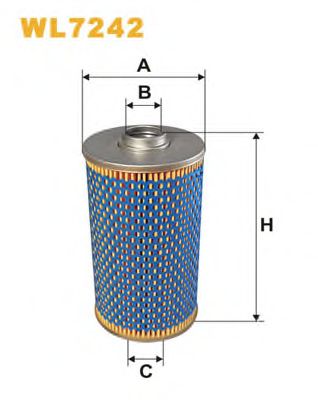 WIX FILTERS - WL7242 - Масляный фильтр (Смазывание)