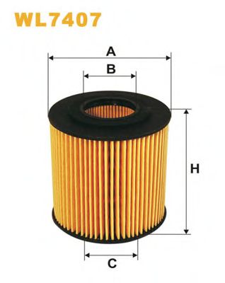 WIX FILTERS - WL7407 - Масляный фильтр (Смазывание)