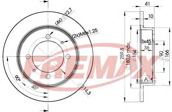 FREMAX - BD-2940 - Тормозной диск (Тормозная система)