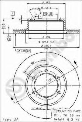 AP - 24247 E - Тормозной диск (Тормозная система)