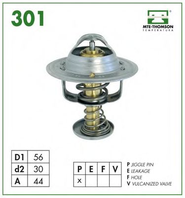 MTE-THOMSON - 301.82 - Термостат, охлаждающая жидкость