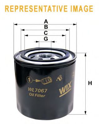 WIX FILTERS - WL7516 - Масляный фильтр (Смазывание)